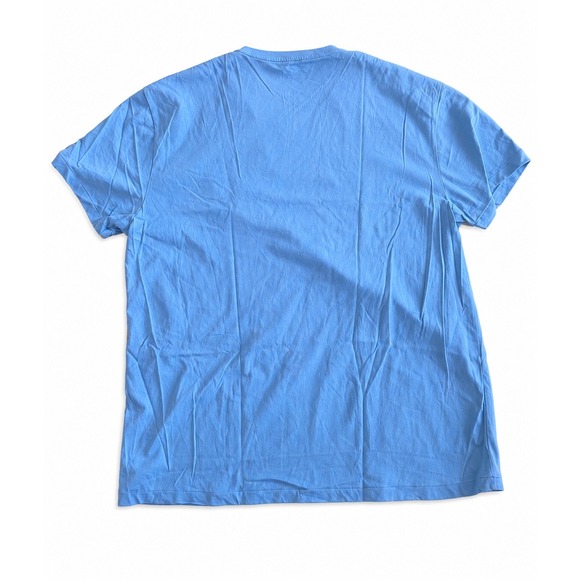 Polo Ralph Lauren Other - Polo Ralph Lauren Mens XL Blue V-Neck T-Shirt Classic Fit Red Pony Logo Cotton